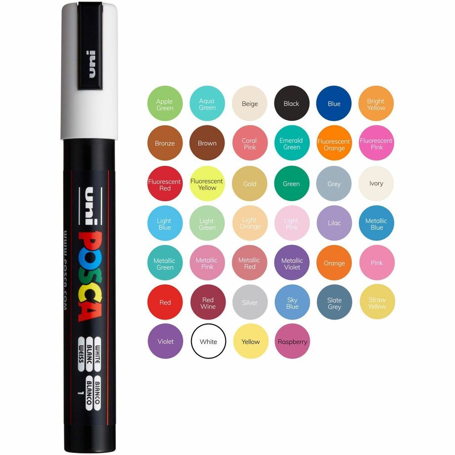 uniball&#8482; Posca PC-5M Paint Markers - PC5M8C
