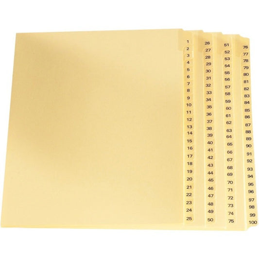Davis Group Legal Exhibit Index Buff 1 to 100, Letter Size