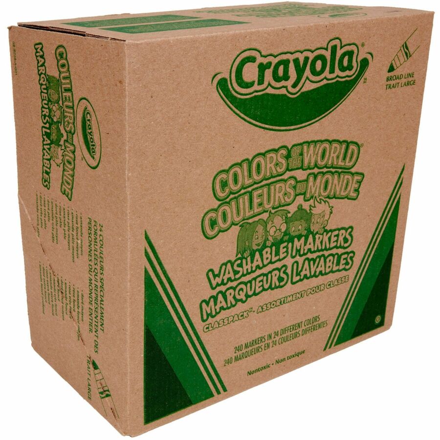 Crayola Multicultural Colors Washable Markers - 588228