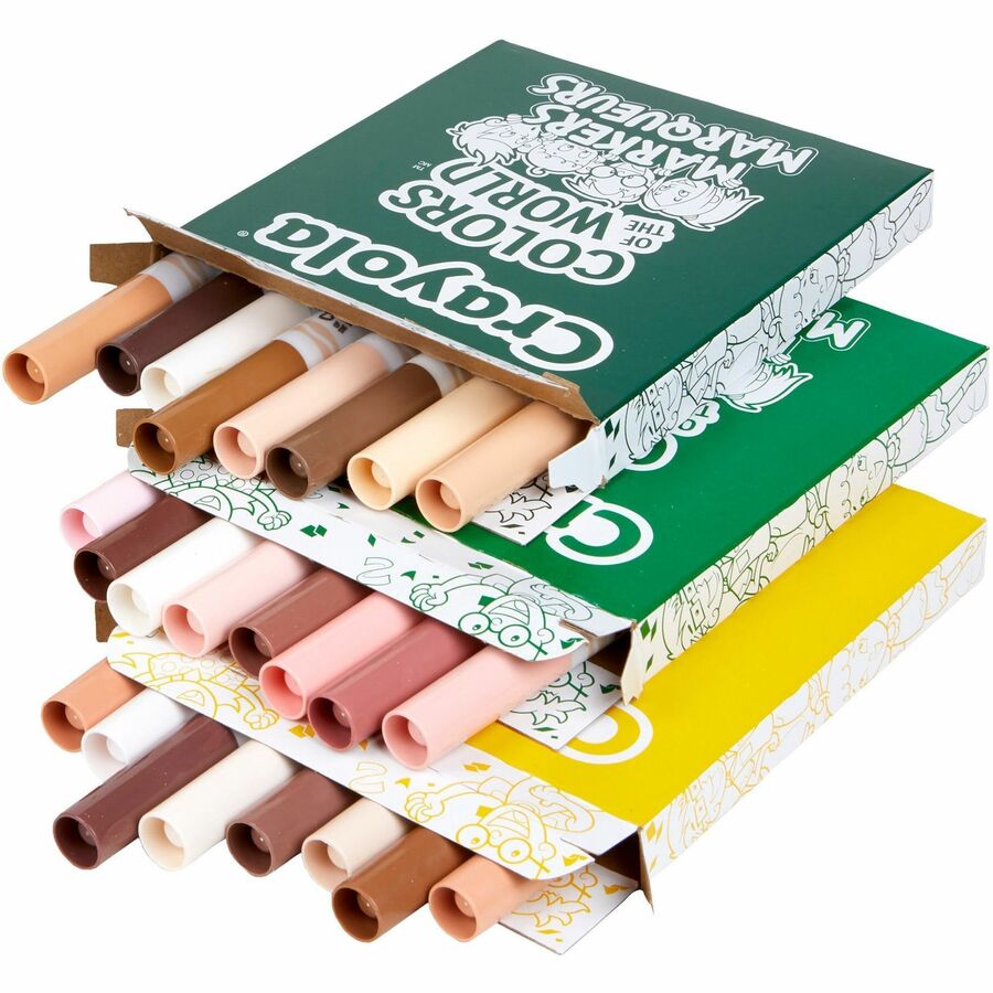 Crayola Multicultural Colors Washable Markers - 588228