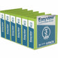 Davis Group Easyview Premium, Round Ring, Customizable, View Binder, 6 Pack (Lime Green, 3")
