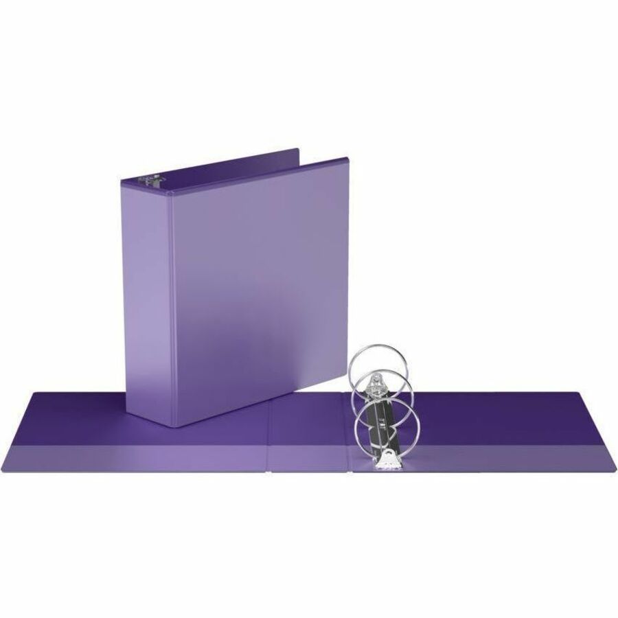 Davis Group Easyview Premium, Round Ring, Customizable, View Binder, 6 Pack (Purple, 3")