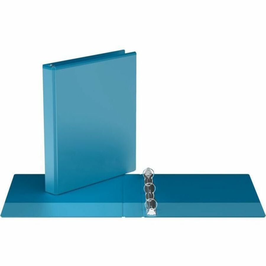 Davis Easyview 1" Round Ring Binder Turquoise