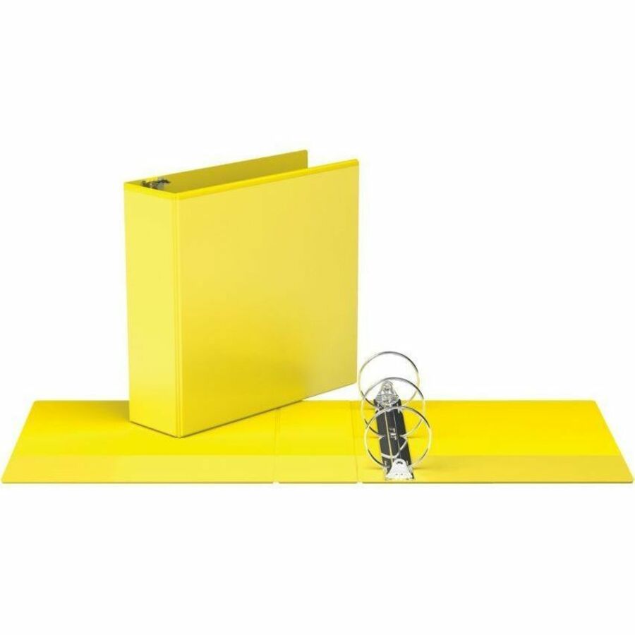 Davis Group Easyview Premium, Round Ring, Customizable, View Binder, 1 Each (Yellow, 3")