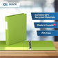 Davis Group Premium Economy, Angle D Ring, Binder, (Lime Green, 1") - 2301-24