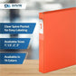 Davis Group Premium Economy, Angle D Ring, Binder, (Orange, 1") - 2301-19