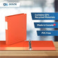 Davis Group Premium Economy, Angle D Ring, Binder, (Orange, 1") - 2301-19