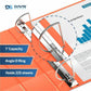 Davis Group Premium Economy, Angle D Ring, Binder, (Orange, 1") - 2301-19