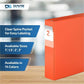 Davis Group Premium Economy, Angle D Ring, Binder, (Orange, 2") - 2304-19