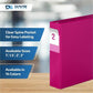 Davis Group Premium Economy, Angle D Ring, Binder, (Pink, 2") - 2304-43