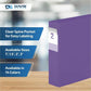 Davis Group Premium Economy, Angle D Ring, Binder, (Purple, 2") - 2304-69