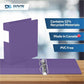 Davis Group Premium Economy, Angle D Ring, Binder, (Purple, 2") - 2304-69