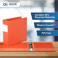 Davis Group Premium Economy, Angle D Ring, Binder, (Orange, 3") - 2305-19