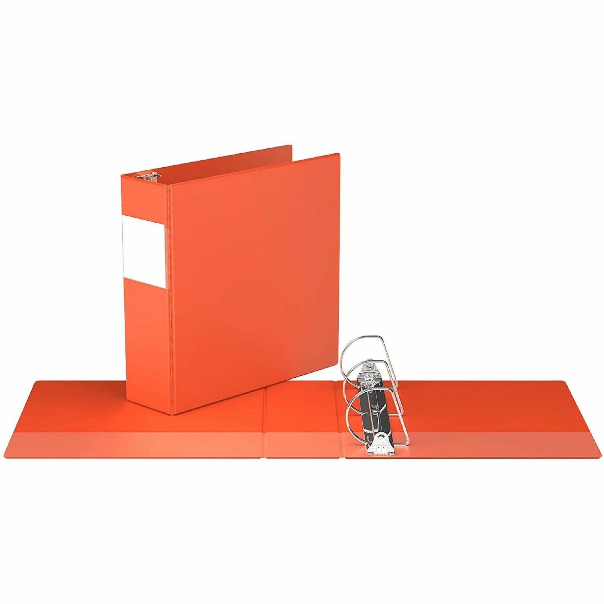 Davis Group Premium Economy, Angle D Ring, Binder, (Orange, 3")