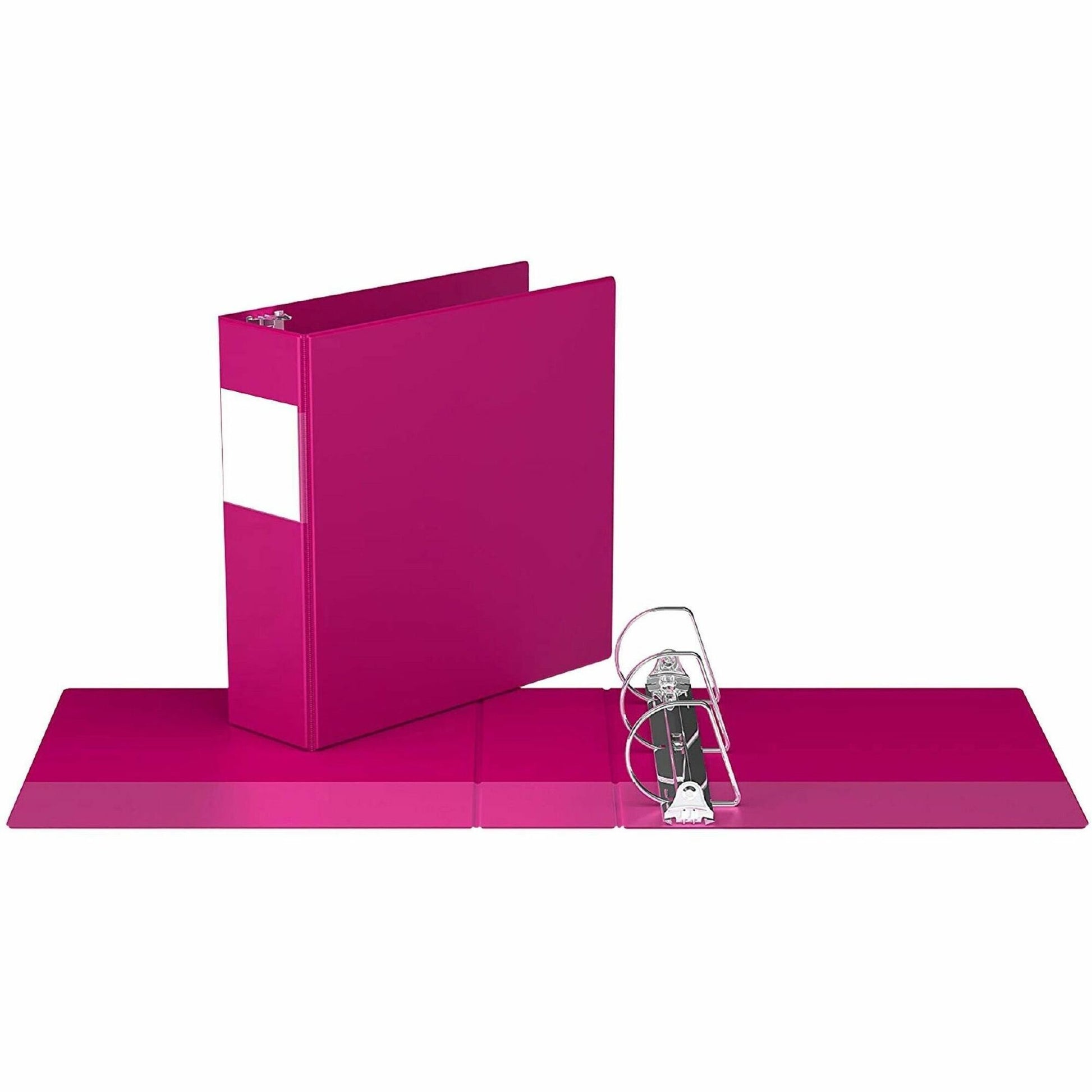 Davis Group Premium Economy, Angle D Ring, Binder, (Pink, 3")