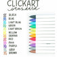 Zebra Pen ClickArt Retractable Markers Bullet Tip Assorted Colours 12/pkg - 69012