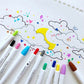 Zebra Pen ClickArt Retractable Markers Bullet Tip Assorted Colours 12/pkg - 69012