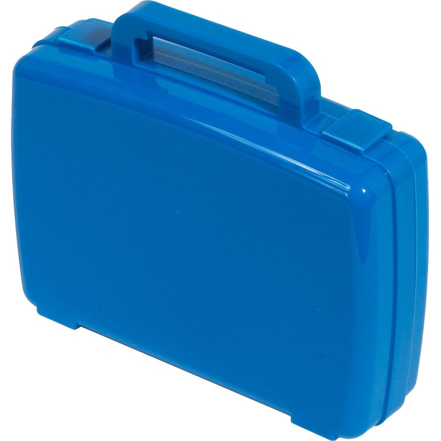 Deflecto Antimicrobial Storage Case Blue - 39506BLU