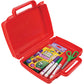 Deflecto Antimicrobial Storage Case Red