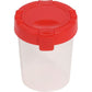 Deflecto Antimicrobial Kids No Spill Paint Cup Red - 39515RED