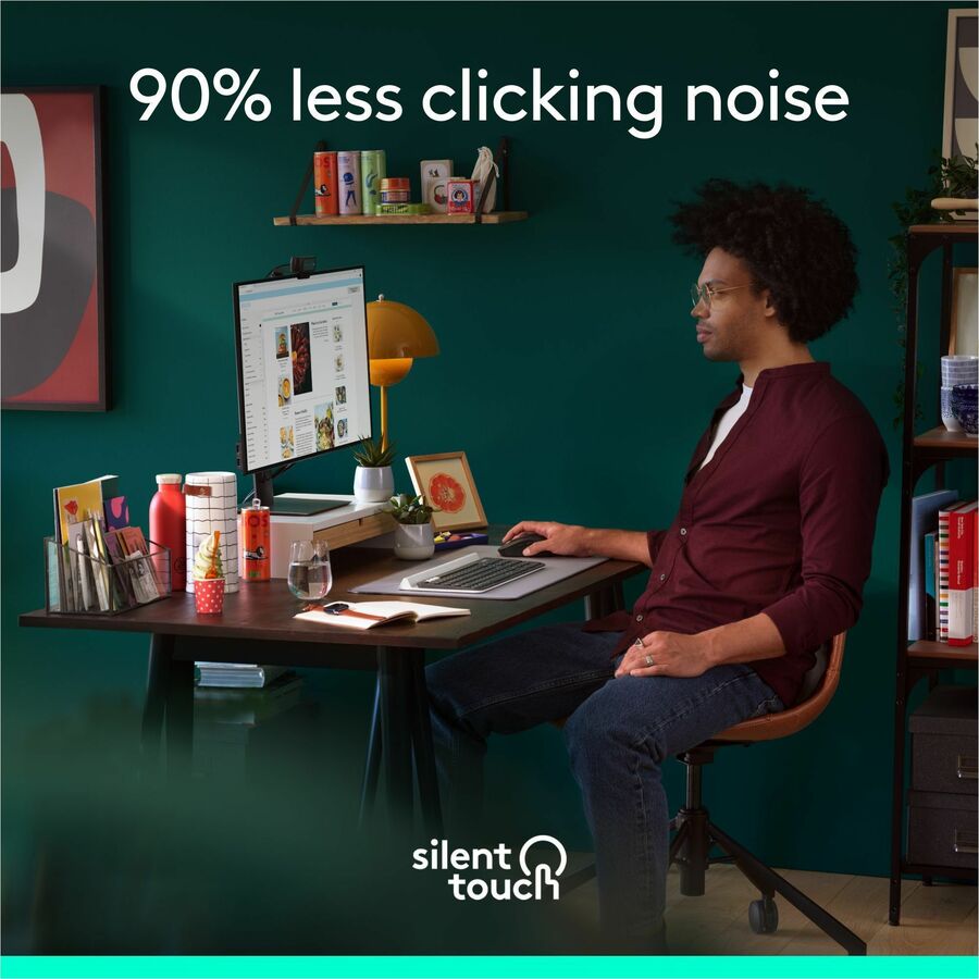 Logitech Signature M650 Wireless Mouse - For Small to Medium Sized Hands, 2-Year Battery, Silent Clicks, Customizable Side Buttons, Bluetooth, Multi-Device Compatibility (Graphite) - 910-006250