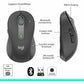 Logitech Signature M650 Wireless Mouse - For Small to Medium Sized Hands, 2-Year Battery, Silent Clicks, Customizable Side Buttons, Bluetooth, Multi-Device Compatibility (Graphite) - 910-006250