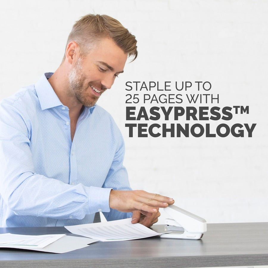 Fellowes LX840 Half Strip EasyPress Stapler White - 5011501