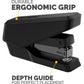 Fellowes LX840 Half Strip EasyPress Stapler - Black - 5010601