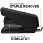 Fellowes LX840 Half Strip EasyPress Stapler - Black - 5010601
