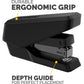 Fellowes LX840 Half Strip EasyPress Stapler - Black - 5010601