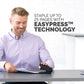 Fellowes LX840 Half Strip EasyPress Stapler - Black - 5010601