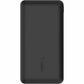 Belkin 15W USB-C 3-Port Power Bank - 10k mAh - 1xUSB-C (15W), 2xUSB-A (10W) - Portable Charger - w/ USB-C Cable - Black - BPB011BTBK