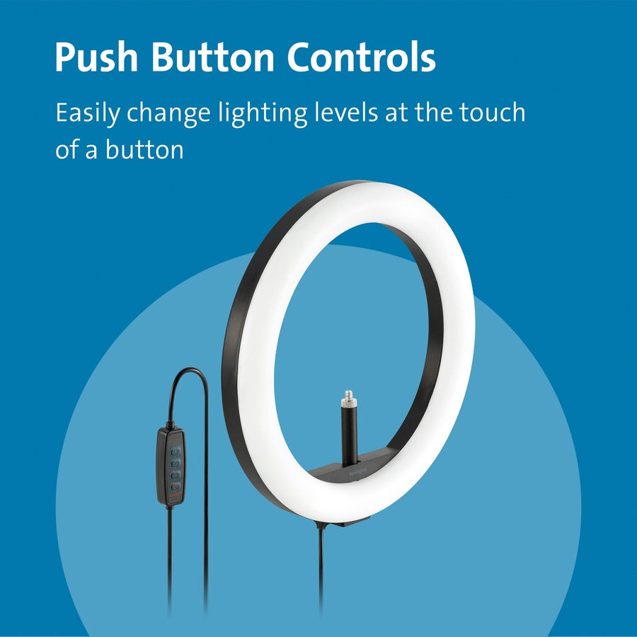 Kensington L1000 Bicolour Ring Light with Webcam Mount - K87653WW