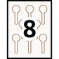 Avery&reg; Hemp Lid Seal Labels 1-1/2" x 4" , Permanent Adhesive, for Laser and Inkjet Printers - 22832