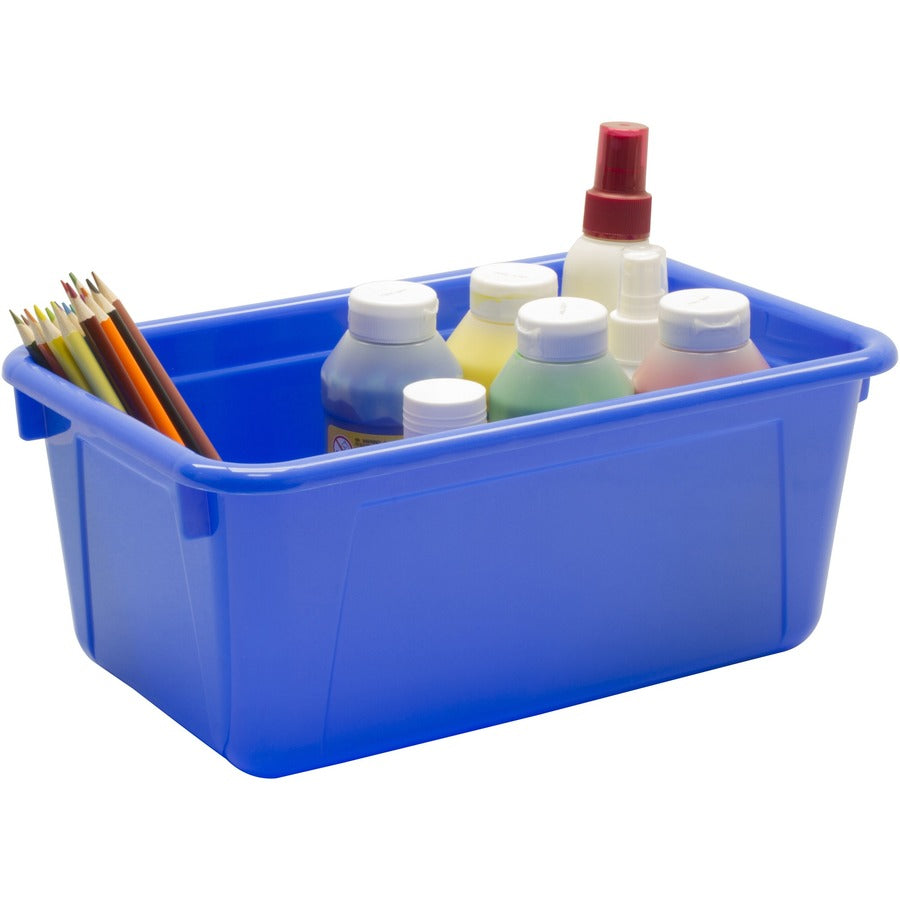 Storex Small Cubby Bin, Assorted Colors - 62406U05C