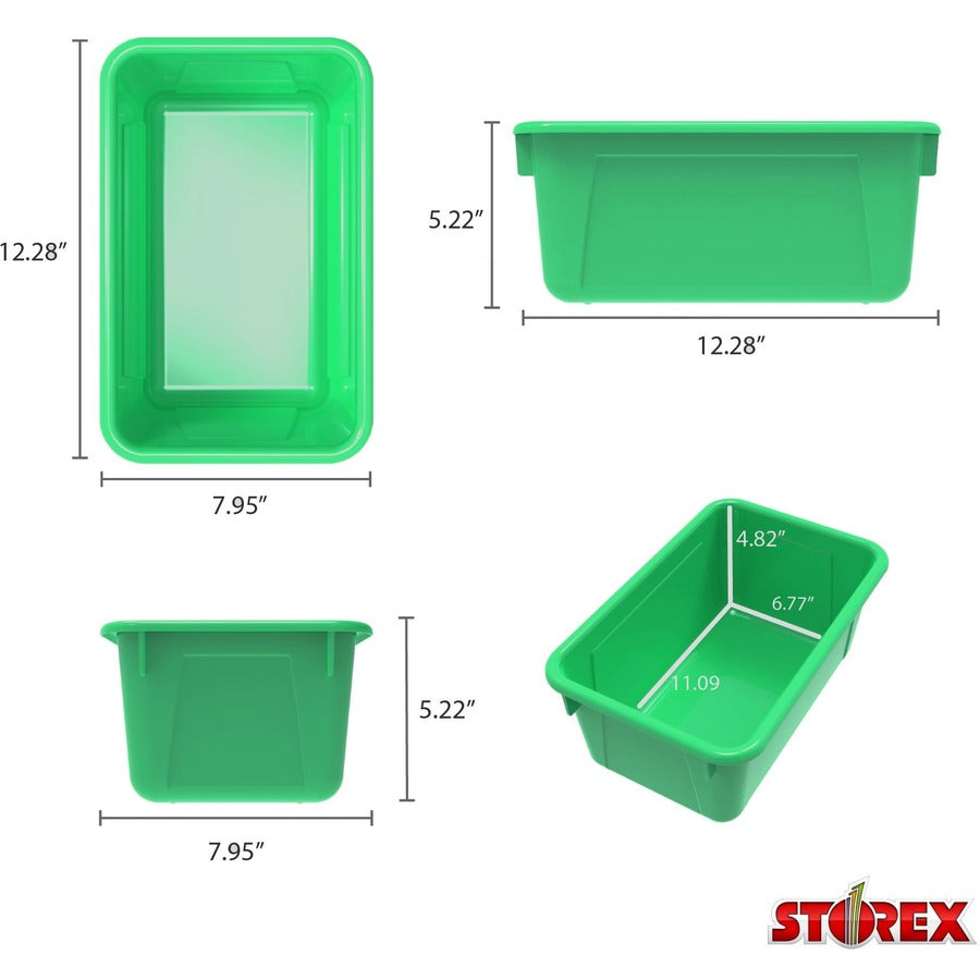 Storex 62736U05C Storage Bin - 62736U05C