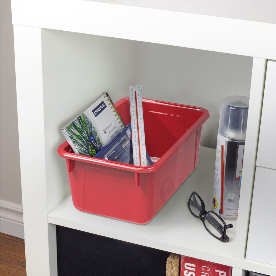 Storex 62737U05C Storage Bin - 62737U05C