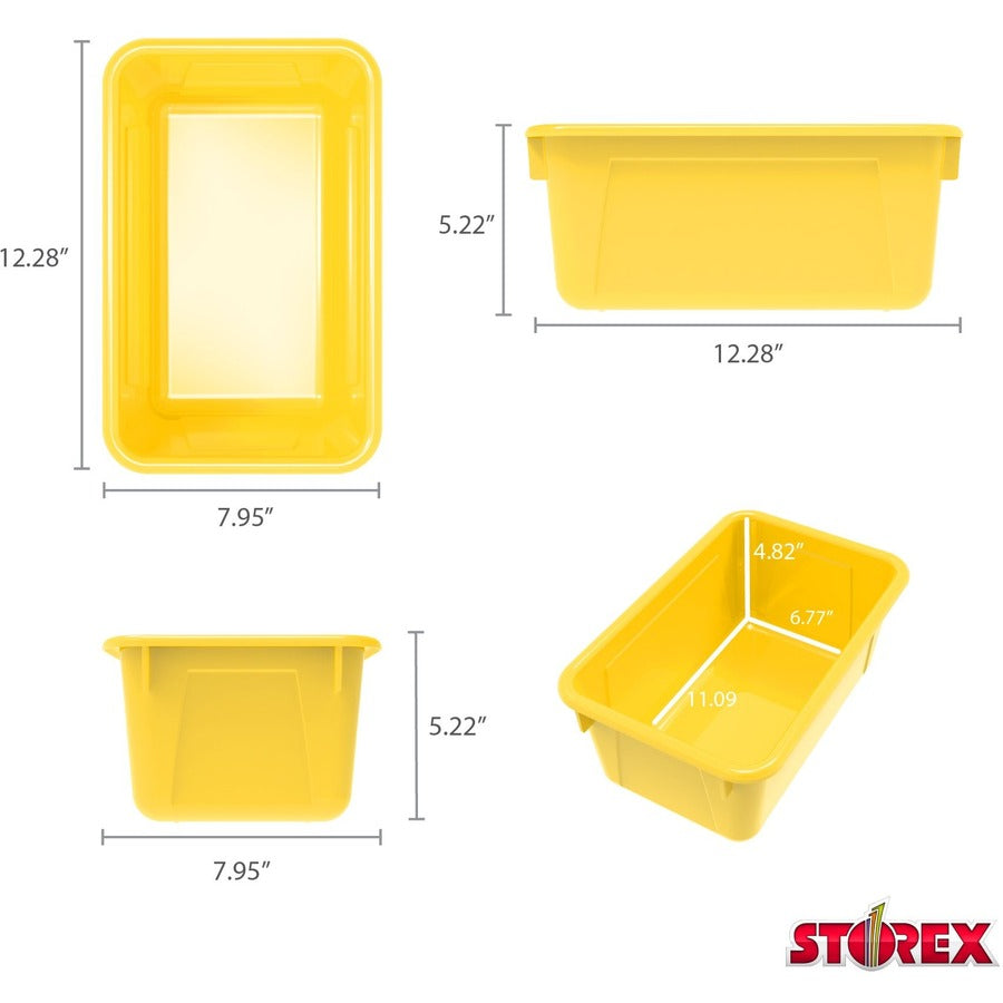 Storex 62738U05C Storage Bin - 62738U05C