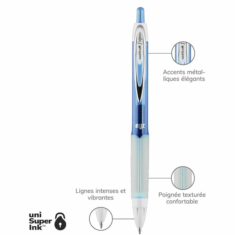 uniball&trade; 207 Fashion Retractable Gel Pens - 1739929C