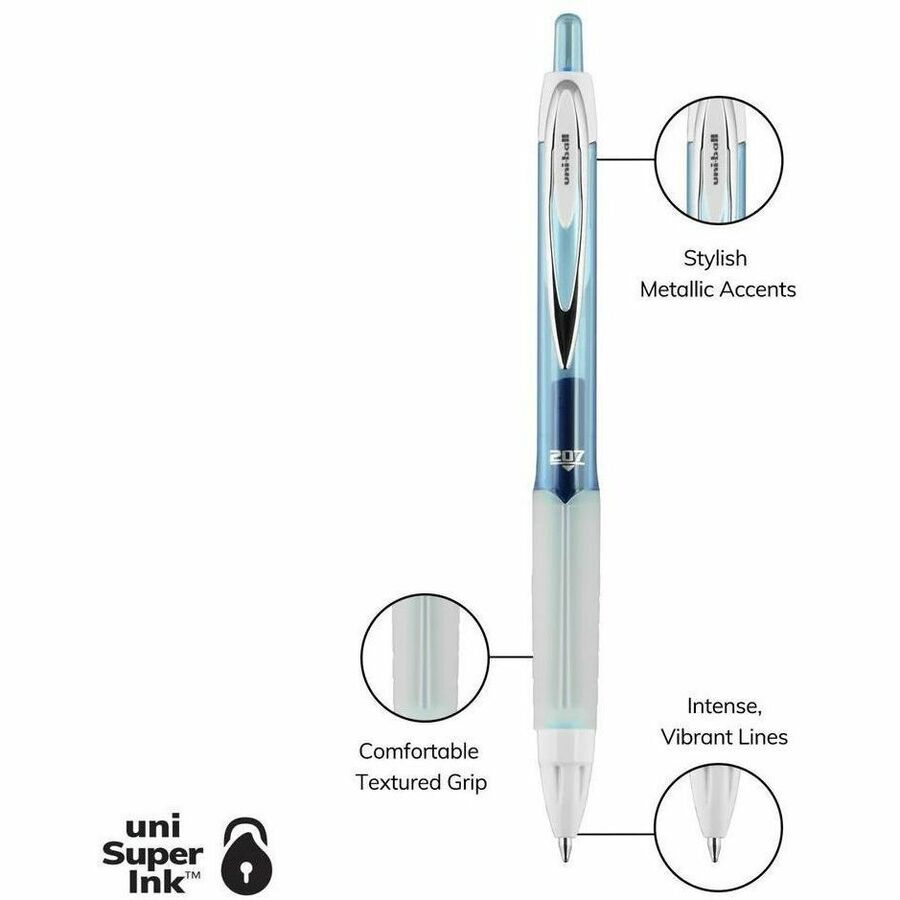 uniball 207 Fashion Retractable Gel Pens - 1739929C