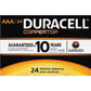 Duracell Coppertop Alkaline AAA Battery - MN2400 - DURMN2400BKD
