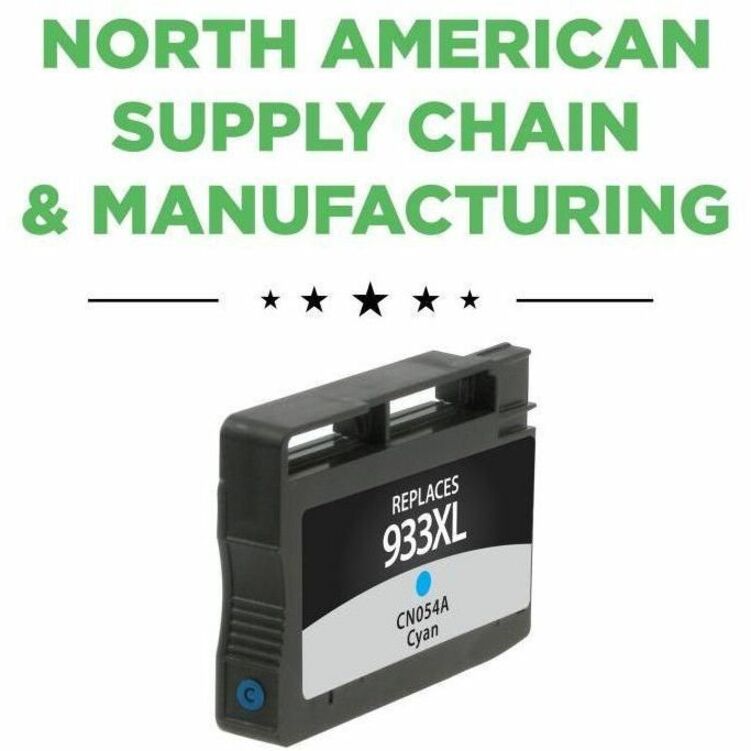 CIG Remanufactured High Yield Inkjet Ink Cartridge 933XL (CN054A) - Cyan - 1 Each - 118012