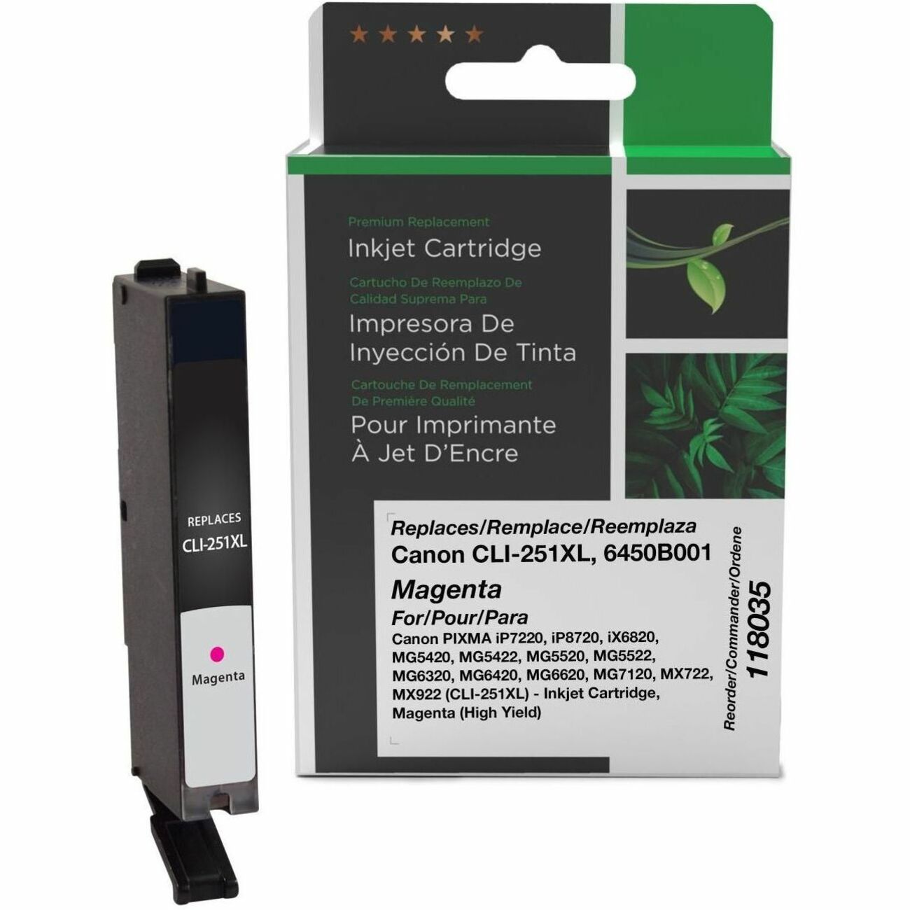 CIG Remanufactured High Yield Inkjet Ink Cartridge 6450B001 - Magenta - 1 Each