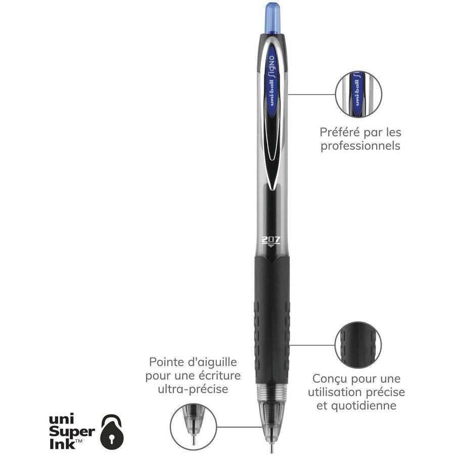 uniball&#8482; 207 Retractable Gel Needle Point - UBC1736098