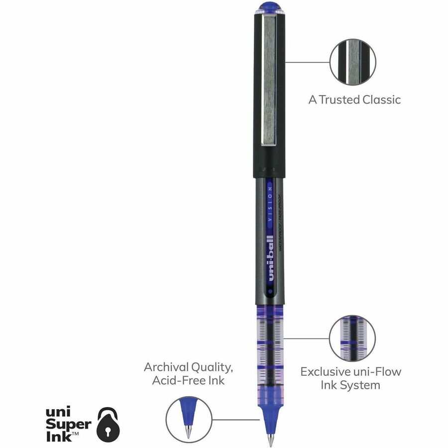 uniball™ Vision Rollerball Pens - UBC60108