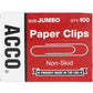 ACCO Economy Jumbo Non-Skid Paper Clips - ACC72585