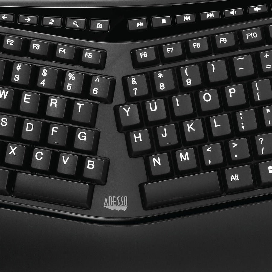 Adesso Ergonomic Wired Keyboard - AKB-150UB