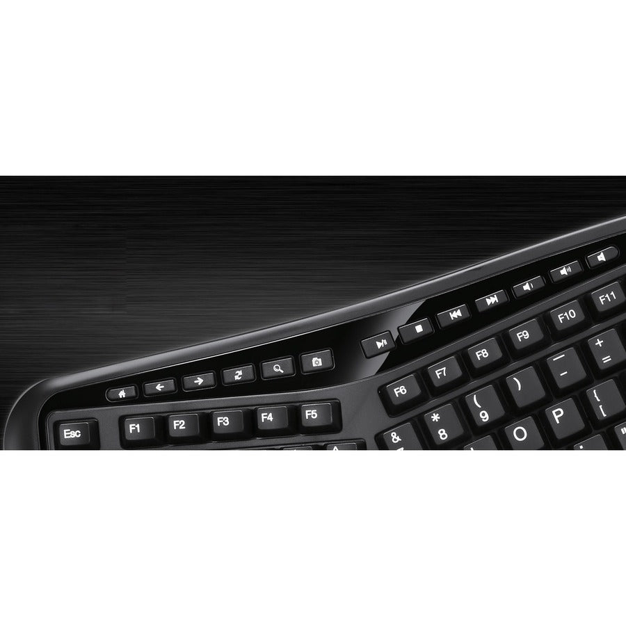 Adesso Ergonomic Wired Keyboard - AKB-150UB