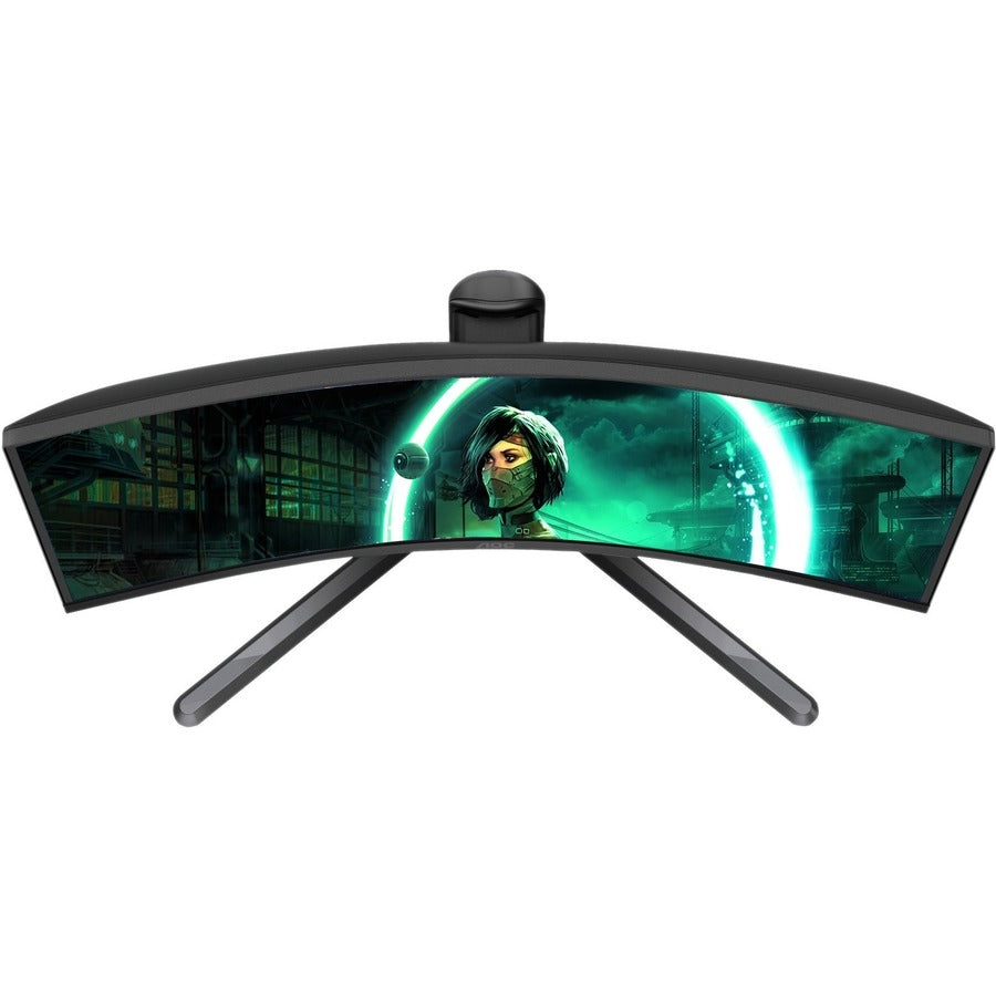 AOC CQ27G3S 27" Class WQHD Curved Screen Gaming LCD Monitor - 16:9 - Black, Red - CQ27G3S