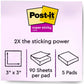 Post-it&reg; Super Sticky Note Pads - Summer Joy Color Collection - 65412SSJOY